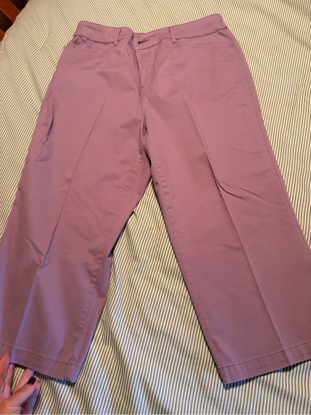 croft & barrow Lavender/Purple Capris